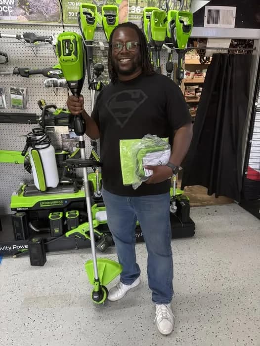 Customer mower photo