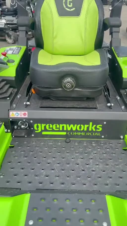 Outdoor power equipment display