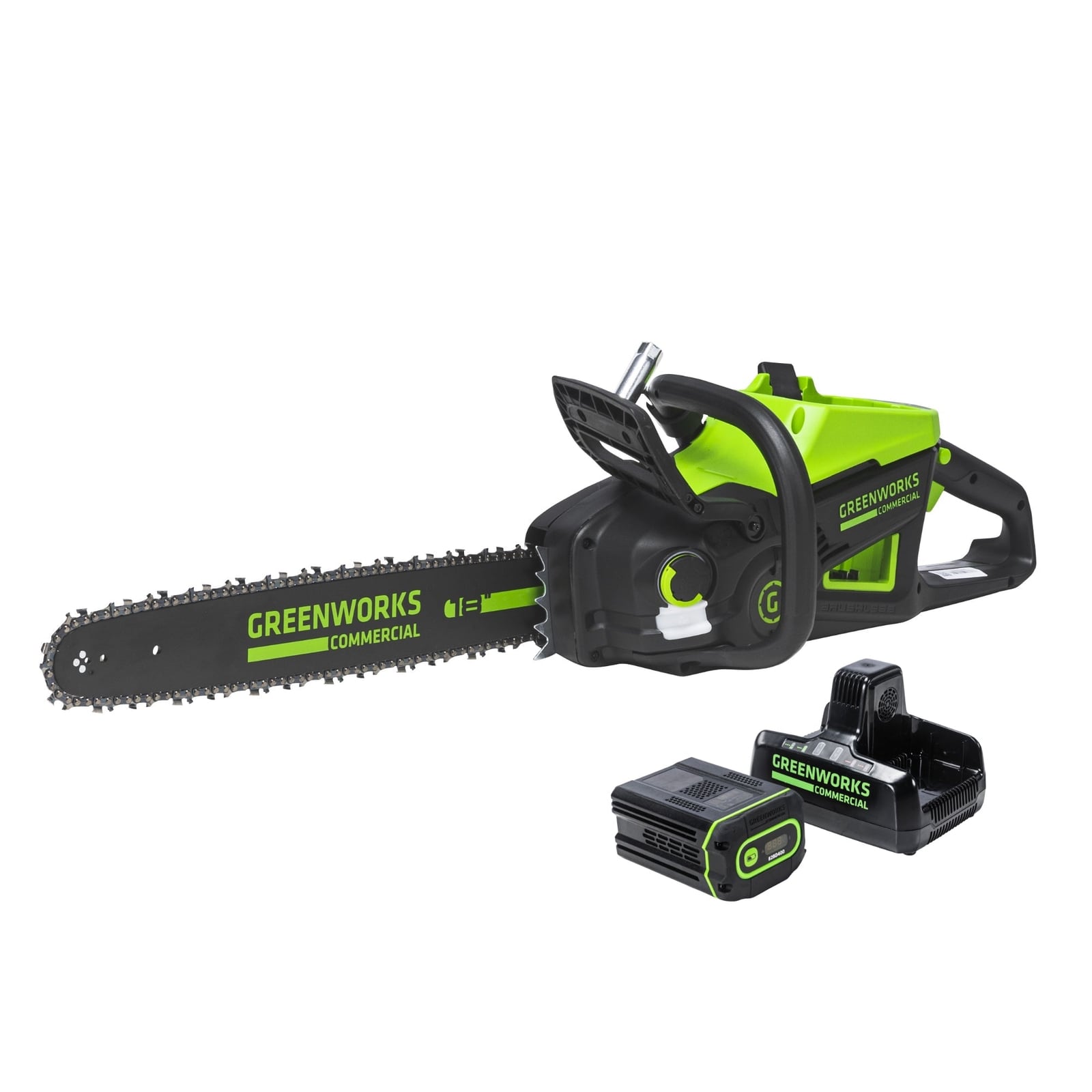 Greenworks 82CS271 82V 18-inch chainsaw kit