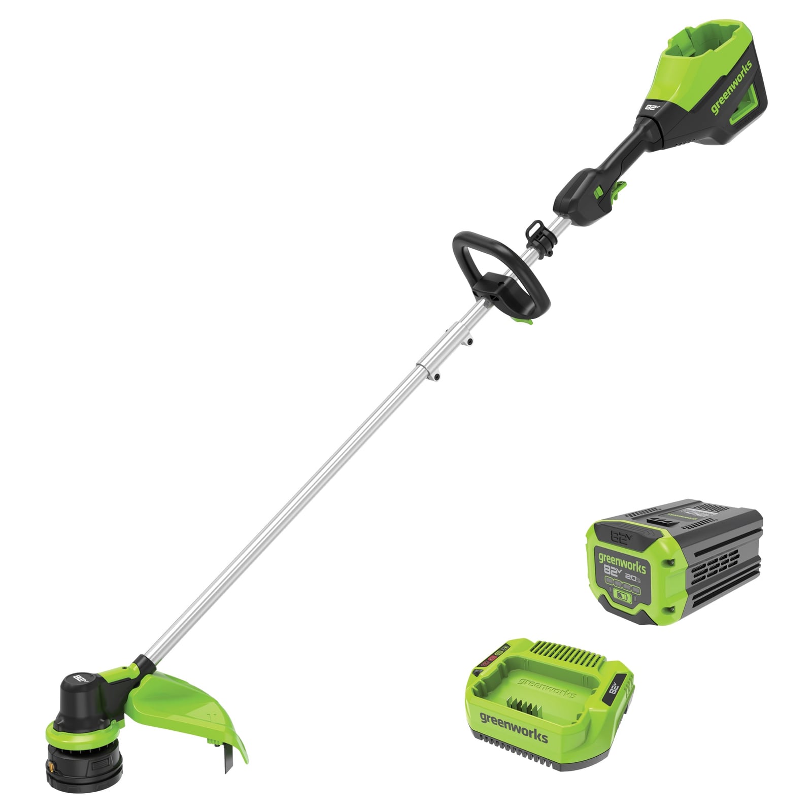 Greenworks ST82210 82V brushless string trimmer kit
